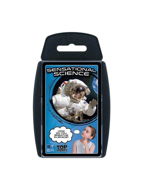 Winning Moves Sensational Science STEM Top Trumps Card Game (English)