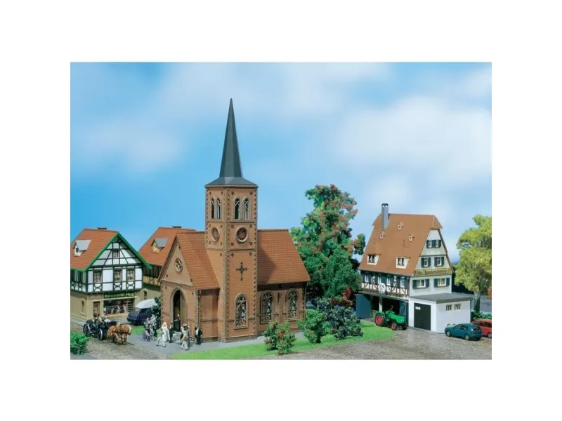 Landsbykirke H0 Faller 130239