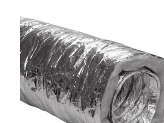 lydflex slange Ø160 - med dampspære og 50 mm isolering L: 10 mtr.