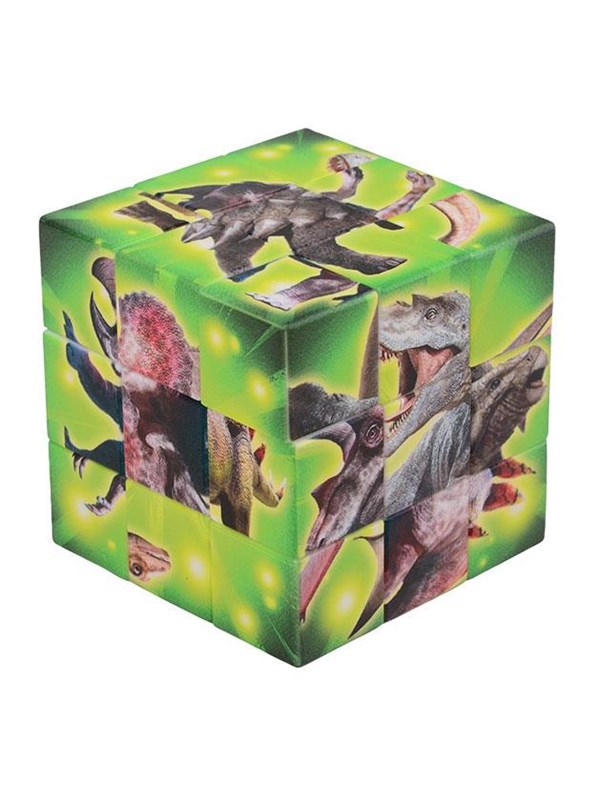 Johntoy Dinosaur Brain Puzzle Cube Blokk