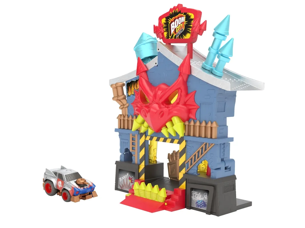Boom City Racers Firework Factory Playset