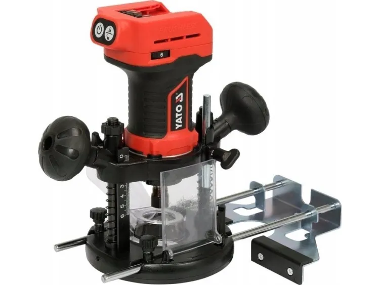 YATO 18V 2-i-1 fres - uten batteri og lader
