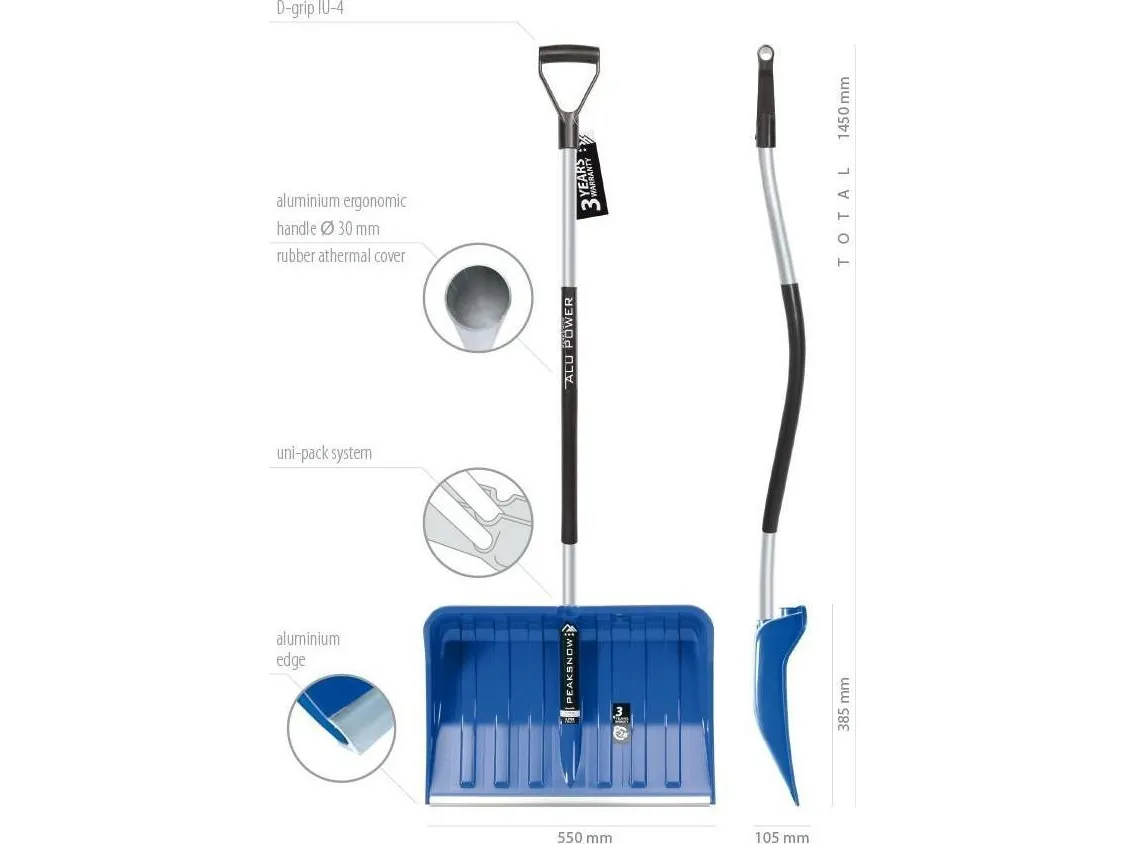 Prosperplast snøskuffe IL3TBE-B333