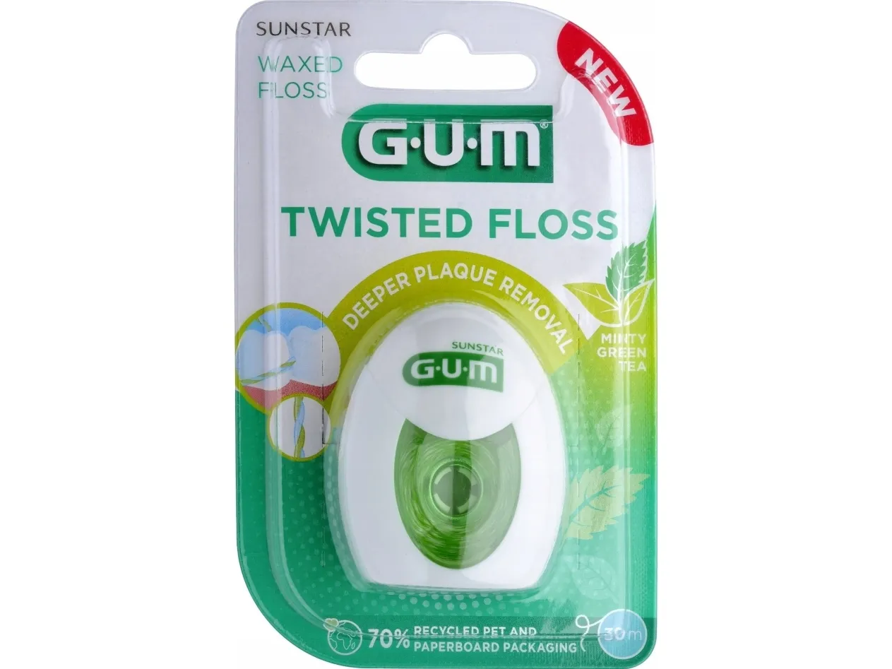 Sunstar GUM D.GUM NIC TWISTED FLOSS 30 m 3500