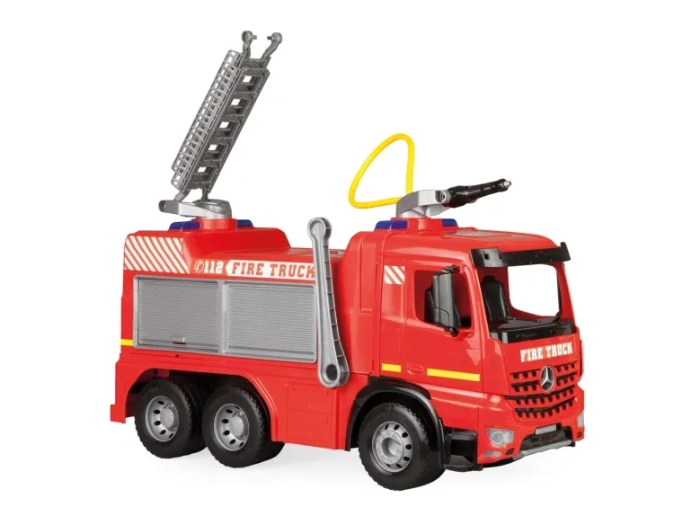 Lena GIGA TRUCKS Ride-on Fire truck Arocs, Brannbil, 3 år, Flerfarget