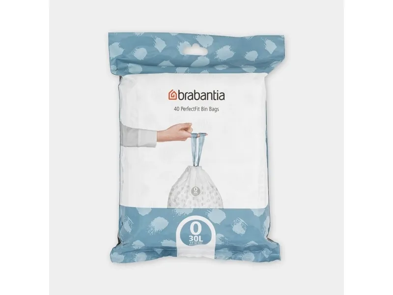 Brabantia PerfectFit søppelsekk Typ O 30 L, 40 stk