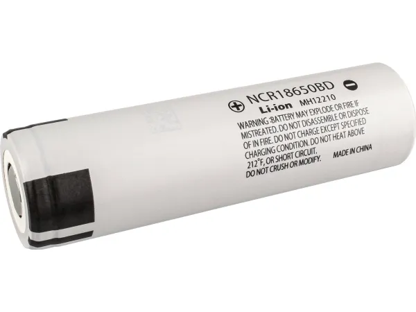 Panasonic NCR18650BD Spesialbatteri 18650 Flat-Top Lithium 3,6 V 3200 mAh 1 stk