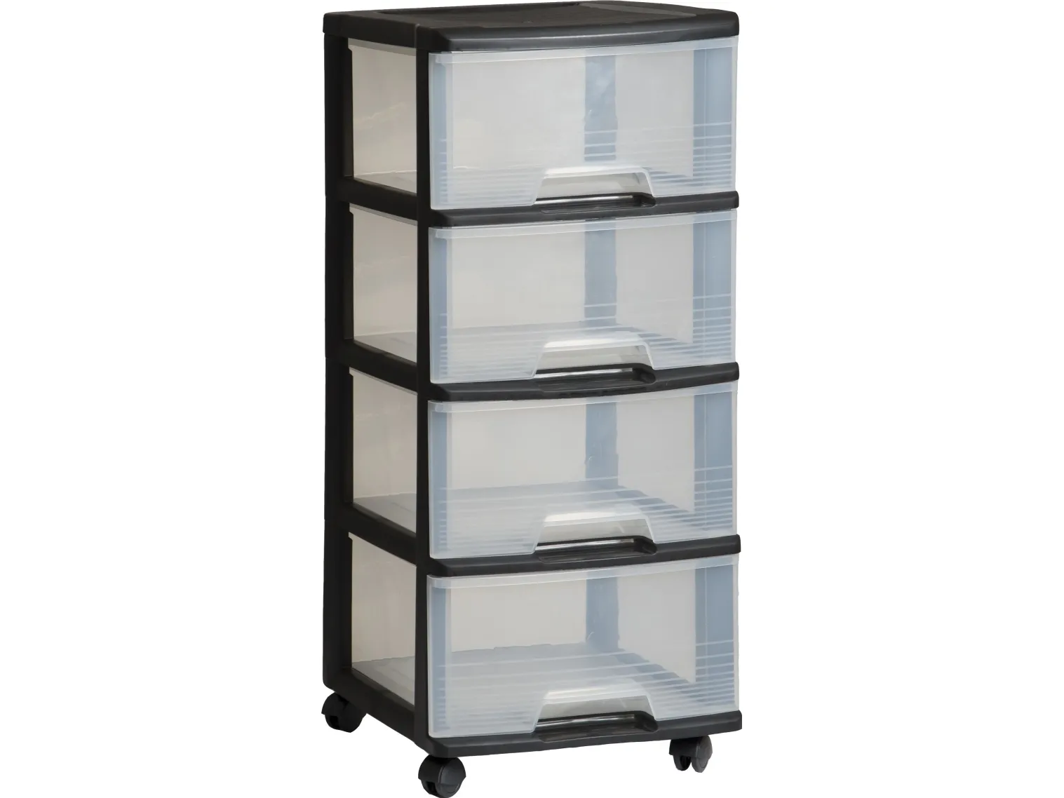 KETER reol på hjul med 4 x 20 ltr. skuffer