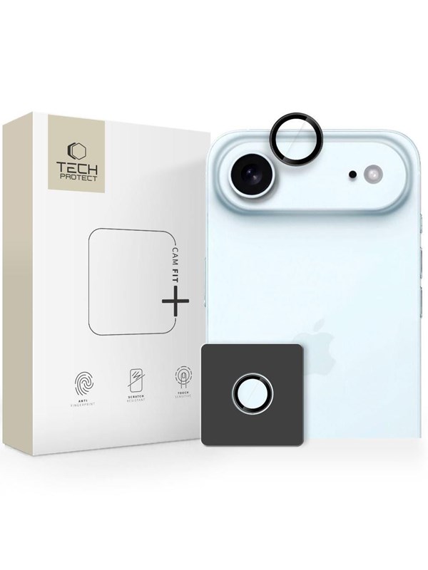 Tech-Protect Camring Fit+ Camera Cover for iPhone 17 Air - Black
