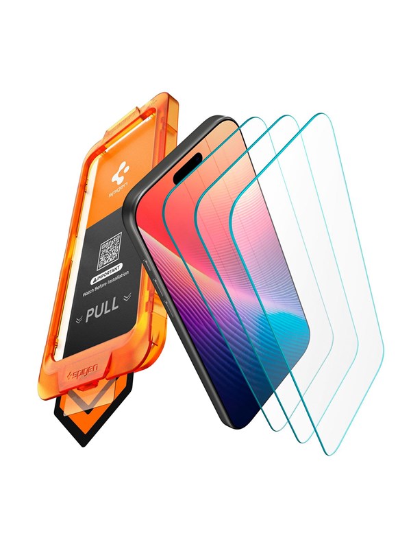 Spigen Glass tR AlignMaster S 3 Pack - iPhone 17 Pro Max