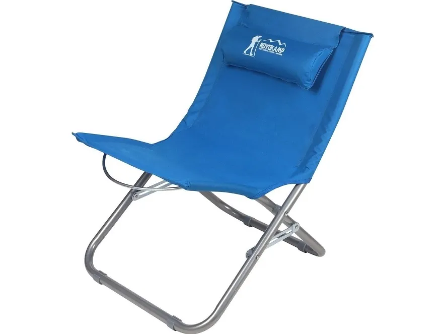 Royokamp sammenleggbar strandkjetting blå