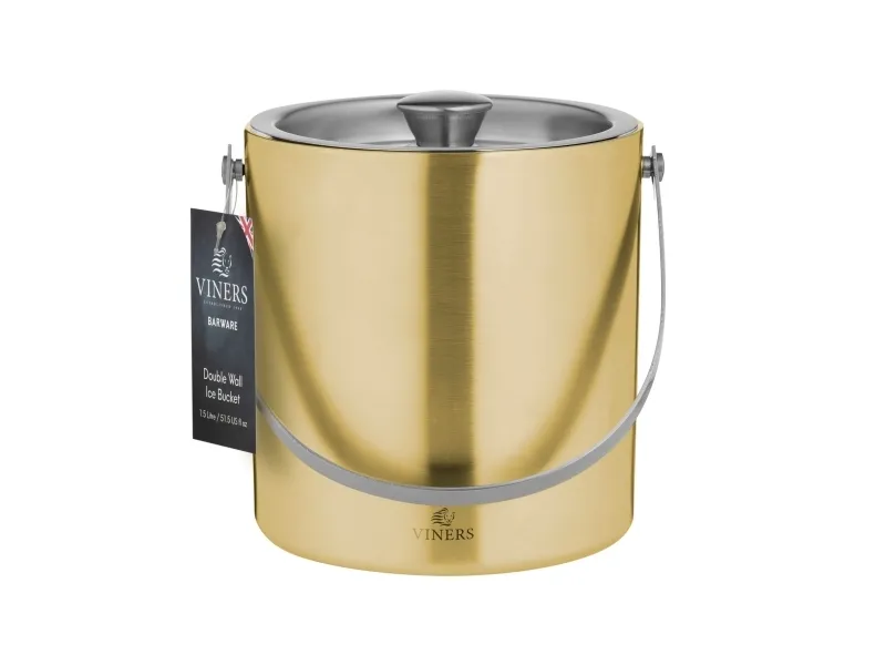 VINERS VIN BARWARE ICE BUCKET DOUBLE WALL