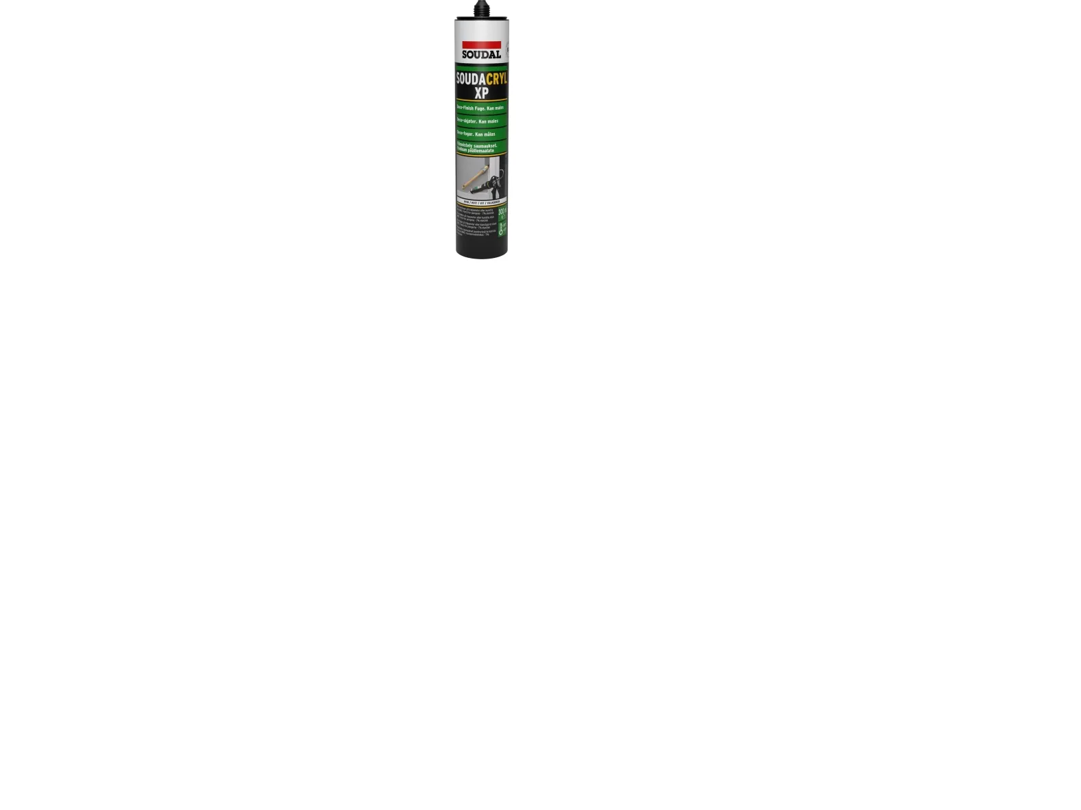 Acrylfugemasse Soudacryl XP Hvid 300 ml