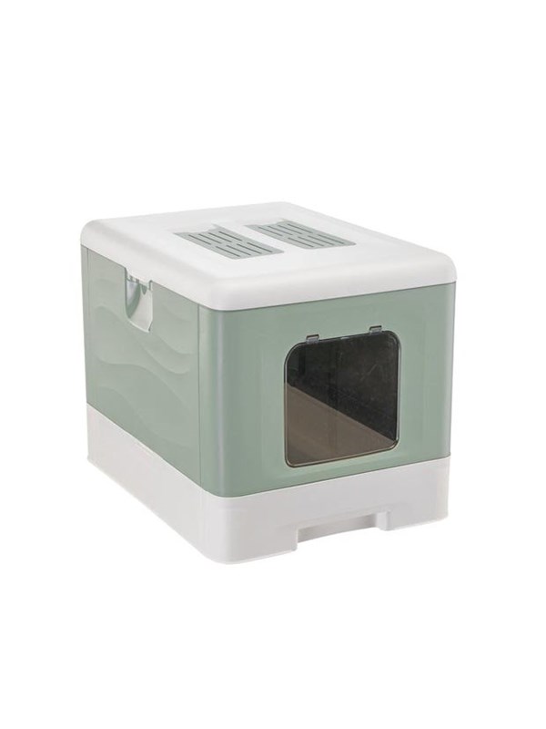 Ferplast Sahara Green - cat litter box - 52 x 39 x 40cm
