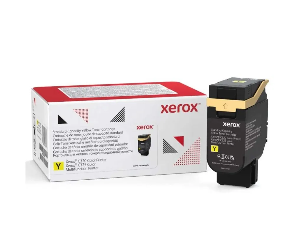 Toner Xerox Xerox gul tonerkassett med standard kapasitet for C320/C325 (1800 sider)