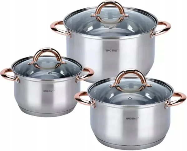 KingHoff grytesett 6 deler KH-1762