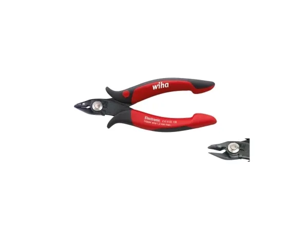 Wiha Electronic, Diagonal tang, Stål, Sort, Rød, 138 mm, 14 cm (5.5), 80 g