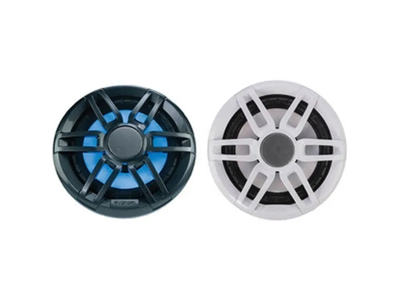 Fusion 10 XS subwoofer LED sport grå & hvit