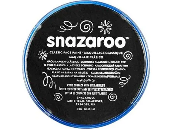 Ansiktsmaling svart 18 ml