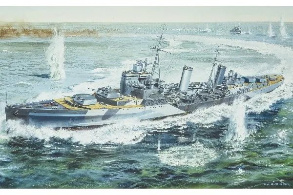 HMS Belfast gaveeske 1:72