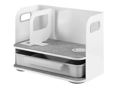 DIGITUS organizer med QI lader 22x40x29cm hvit