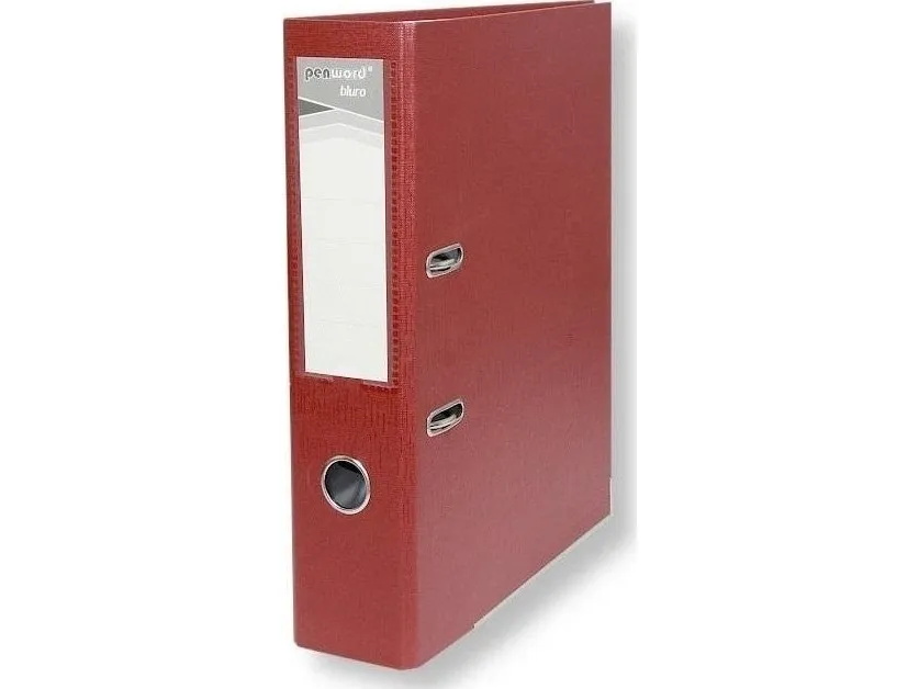 A4 ringperm med beslag 7,5 cm bordeaux