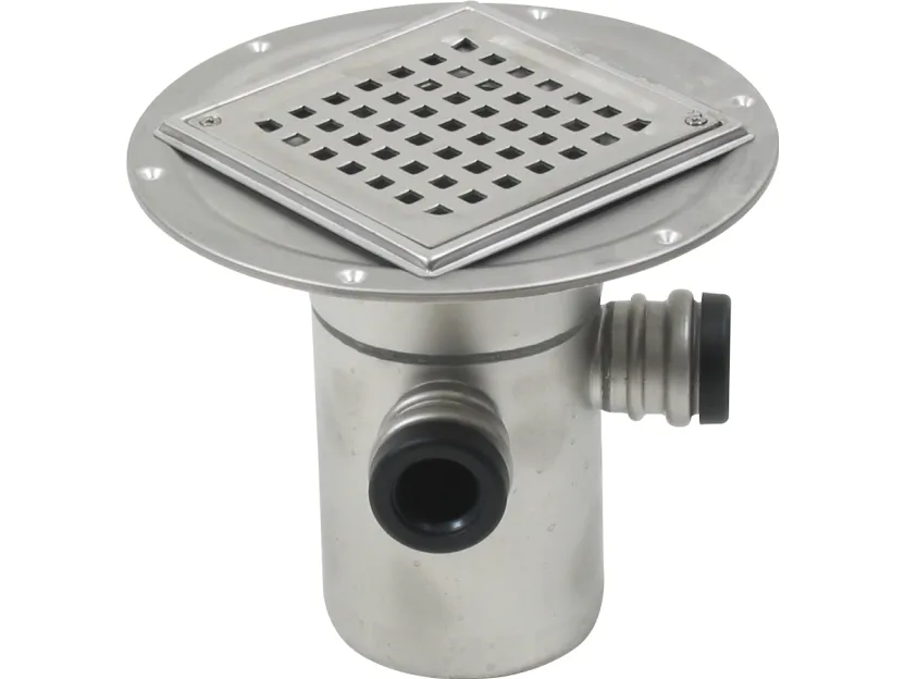 Blücher 110 mm afløbsskål til smøremembran, med studs, lodret
