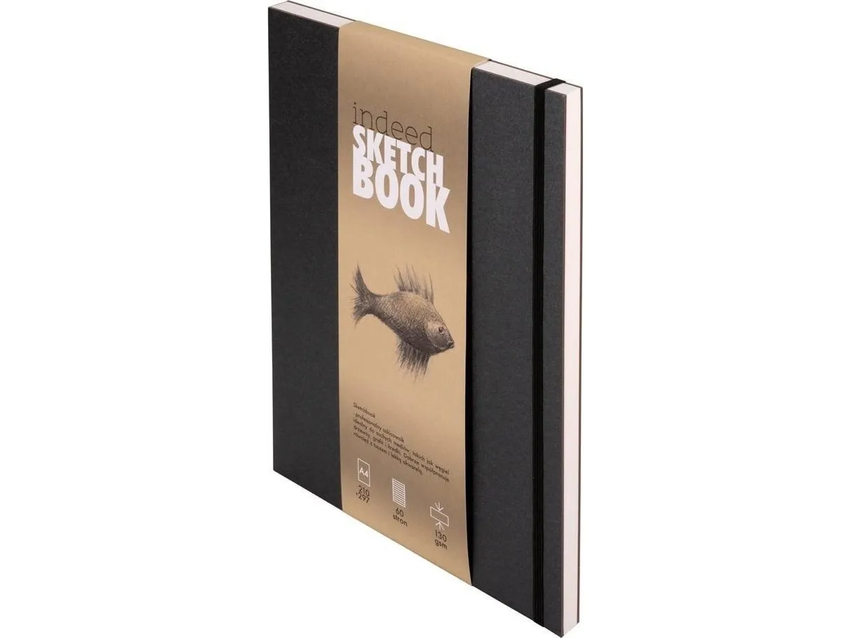 Sketchbook Indeed Sketch Notebook A4 svart