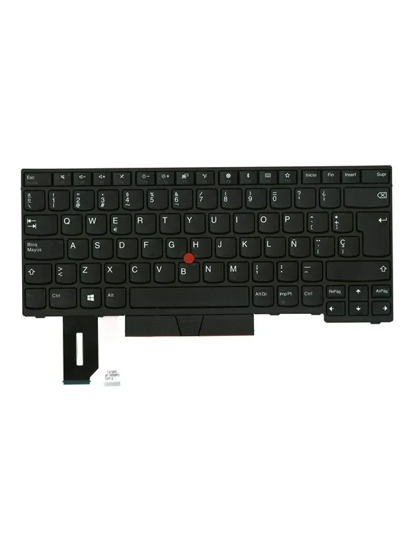 Lenovo Lite-On - Bærbart tastatur - til utskifting - Spansk - Svart