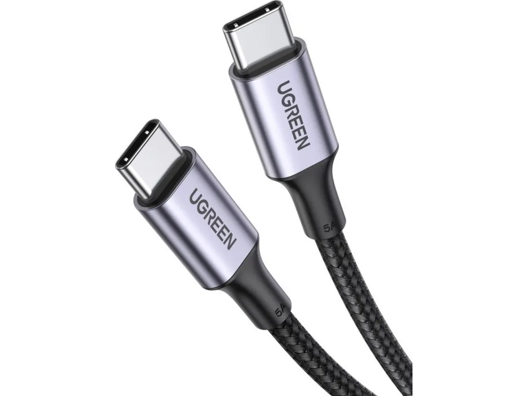 Ugreen US316 USB-C til USB-C-kabel 100W 1m - svart