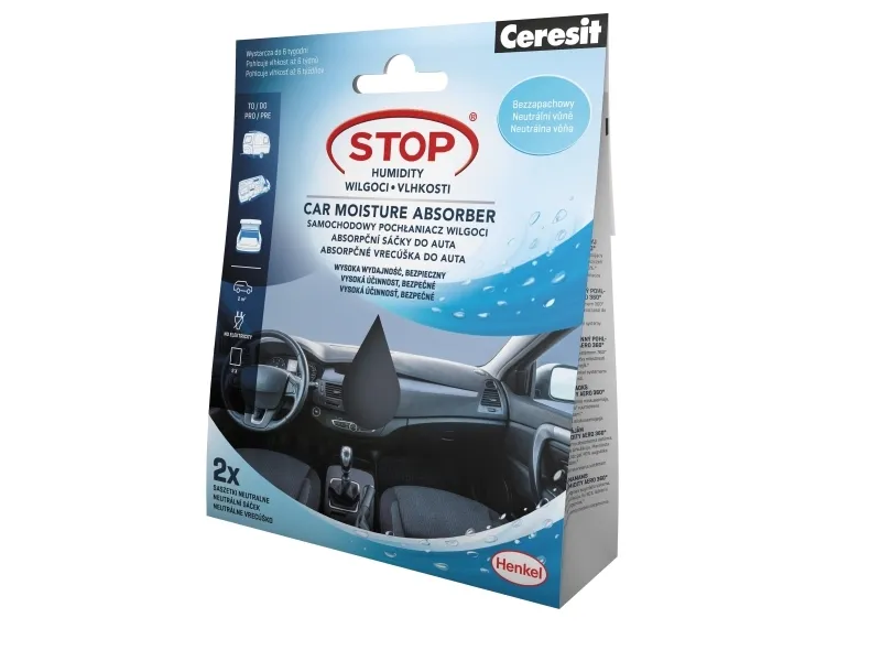JetWorld fuktabsorberende anti-fukt til biler HUMIDI CARS 2x50g