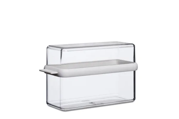 Rosti Mepal 106719030600, Boks, Rektangulær, 1,6 l, Gjennomsiktig, Hvit, Styrenakrylonitril (SAN), Termoplastisk elastomer (TPE), 90 mm