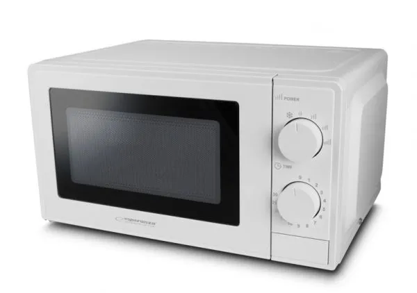 Esperanza ESTOFADO, Benkeplate, Solo mikrobølge ovn, 20 l, 700 W, Rotasjon, Hvit