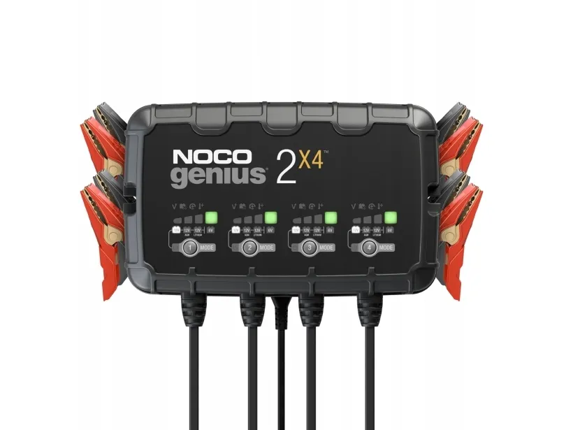 NOCO GENIUS2X4 | NOCO 8A 4-banks batterilader | Genius batteriladere