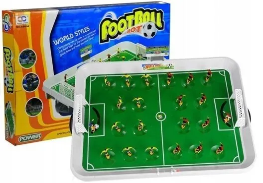 Lean Toys bordfotballspill med 22 spillere, 50x36x10 cm