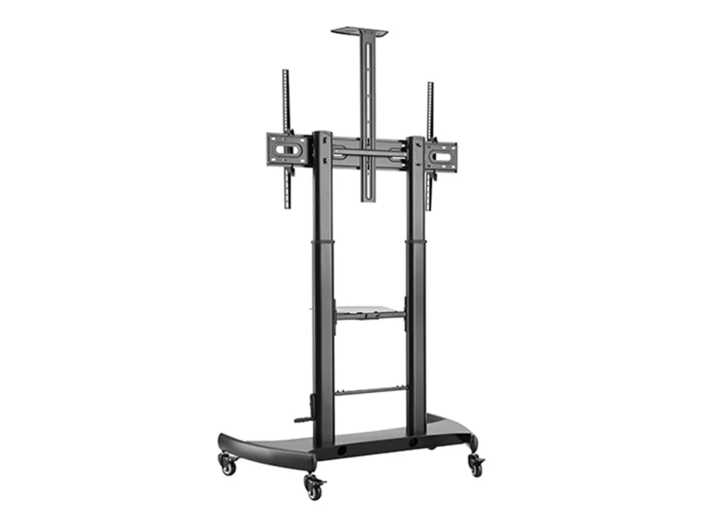 Gembird - Vogn - for TV - height-adjustable, with caster wheels - stål - skjermstørrelse: 60-100