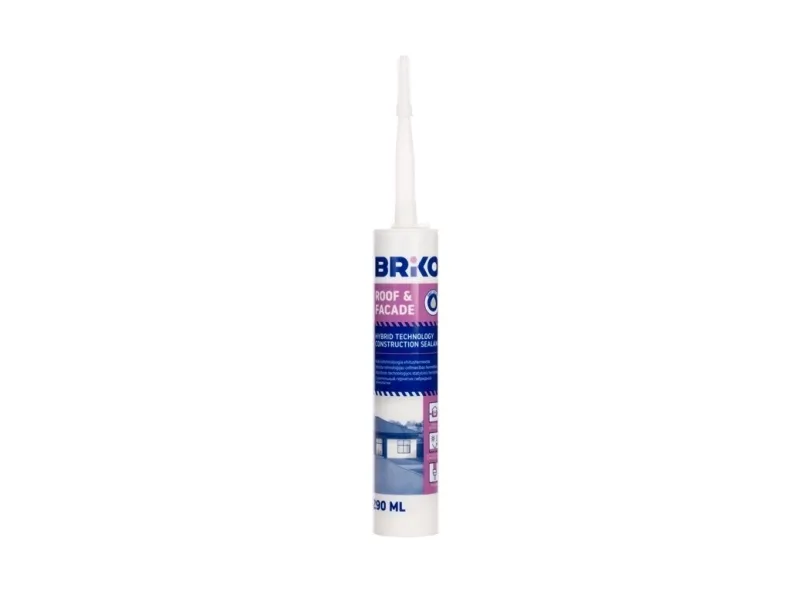 Briko tak-/fasademaling grå 290 ml