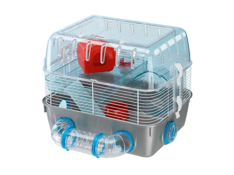 Ferplast COMBI 1 FUN Hamsterbur - Med tunnelsystem og hjul