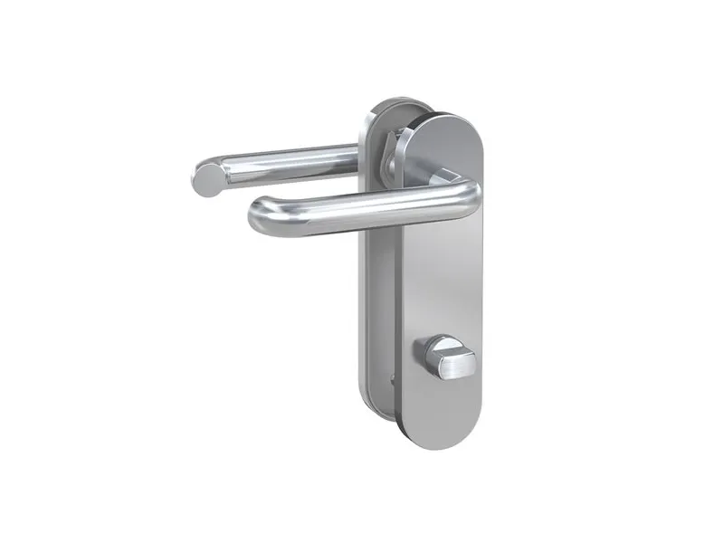 BASI 7304-0328, Nøkkelløs adgang-håndtakssett, Rustfritt stål, Rustfritt stål, Venstrehendt, 7,8 cm