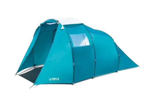 Bestway 68092, Kuppeltelt, 4 person(er), Myggnett, Vanntette sømmer, Blå, Hvit