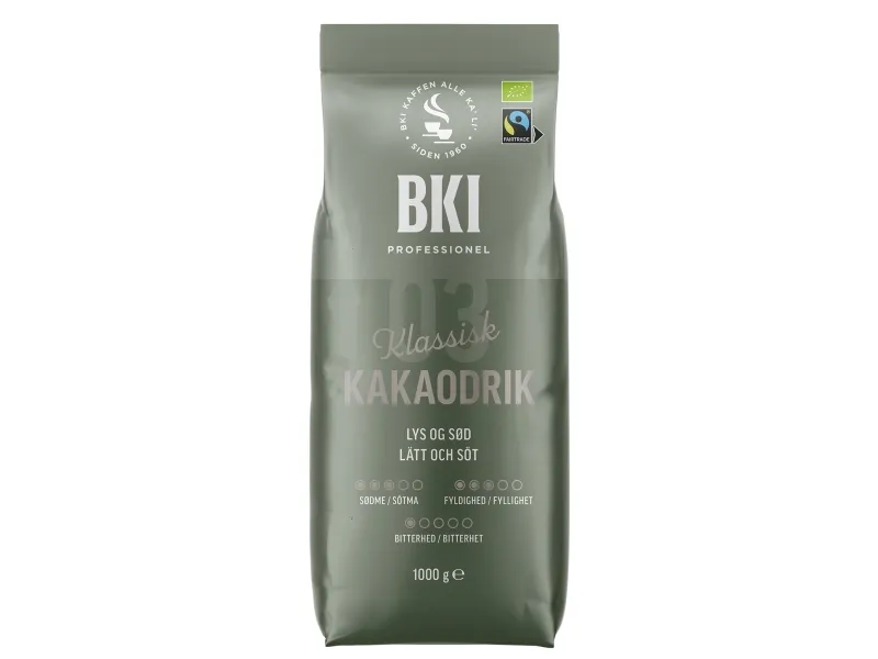 BKI Kakaodrik Lys og sød økologisk - (10 stk.)