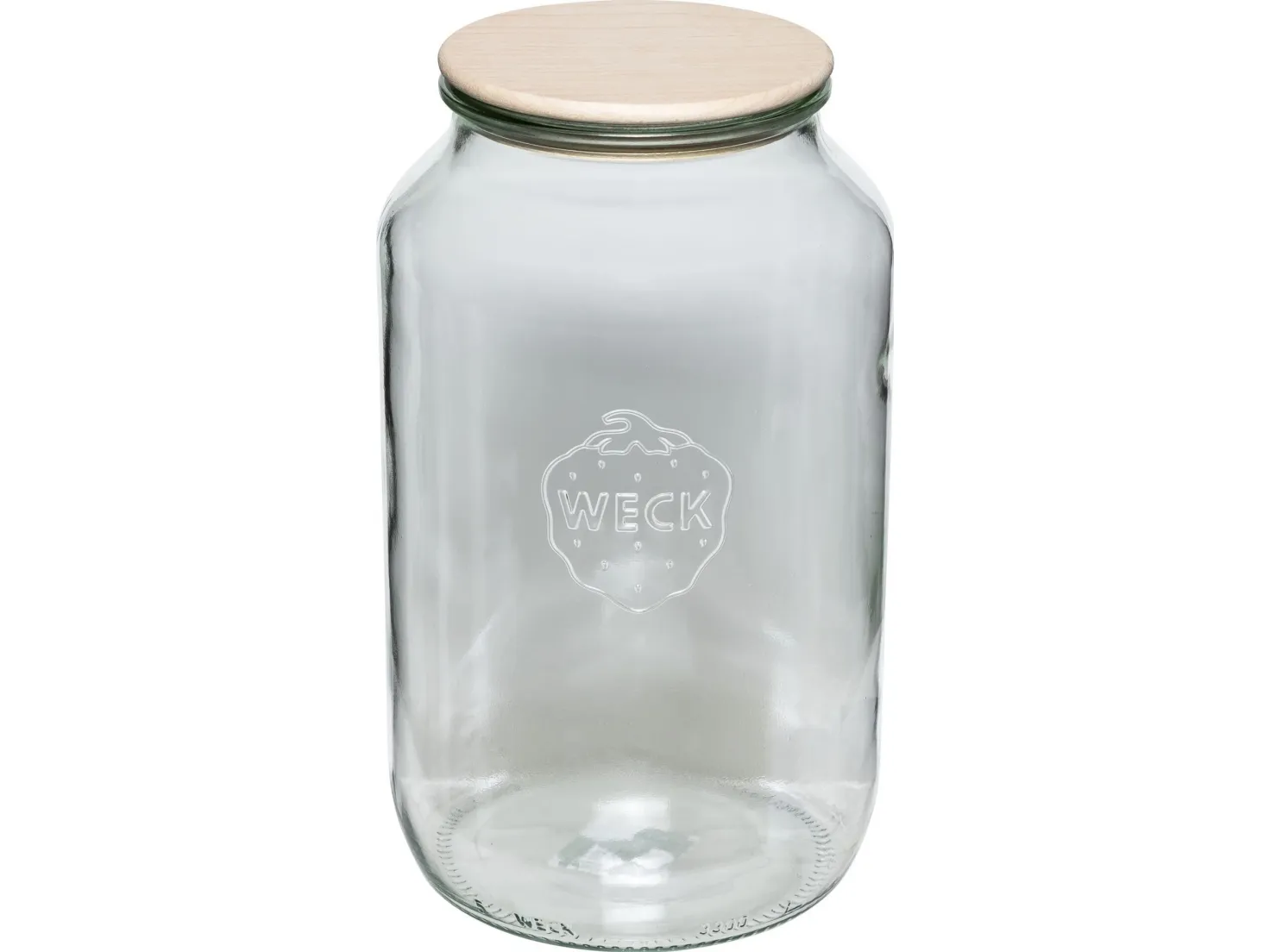 Jata WECK Round Rim Jar 3 l med trelokk