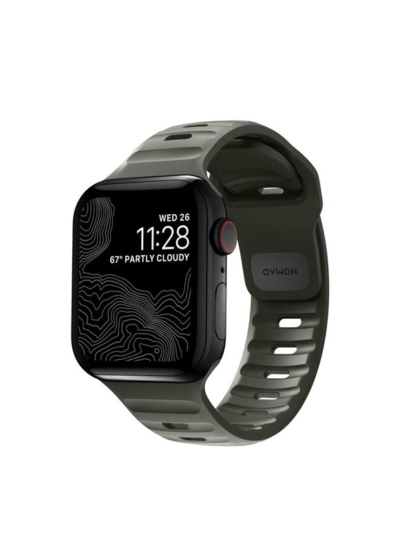 Nomad - Sport Band - 40mm/38mm | S/M | Ash Green | FKM | V2