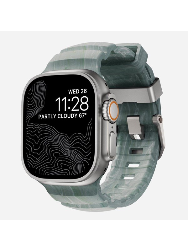 Nomad Rocky Point Band - 46mm/49mm | Sierra Stone | Natural Hardware