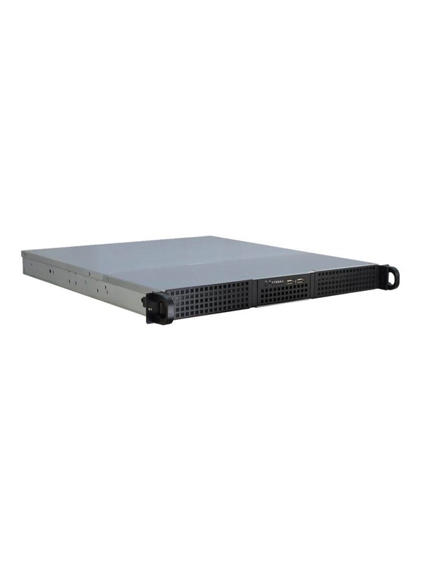 Inter-Tech IPC 1U-10248 - Kabinett - Server (Rack) - Svart
