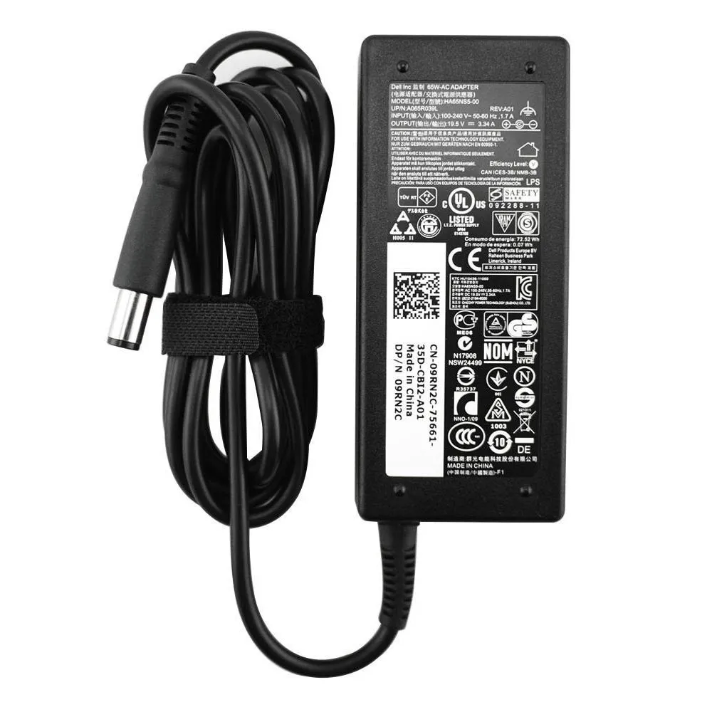 Dell - Strømadapter - AC 100-240 V - 65 watt - for Latitude 6430, E5440, E5540, E6230, E6330, E6430, E6440, E6540, E7240, E7440  Vostro 3360