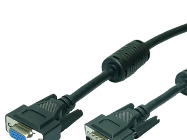 LogiLink VGA M/F 1.8m, 1,8 m, VGA (D-Sub), VGA (D-Sub), Sort, Hankjønn/hunkjønn, UL-2919