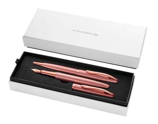 Pelikan Jazz Noble Elegance, Rosa, Rosa, 2 stykker, Kulepenn + fyllepenn