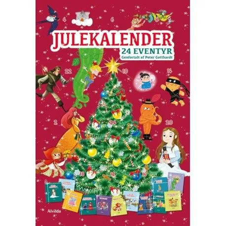 Eventyr julekalender – med 24 bildebøker