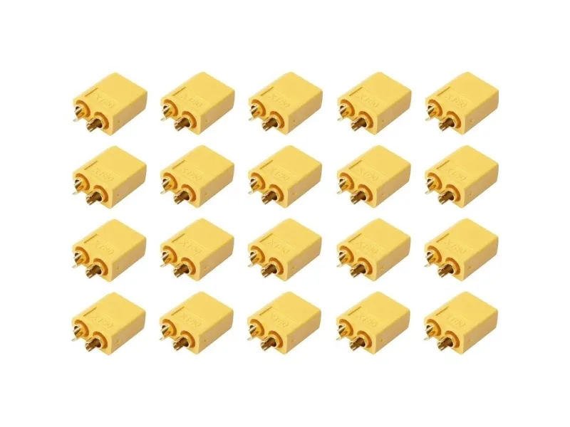 Reely 1399717 XT60 batterikontakt forgylt (20 stk.)
